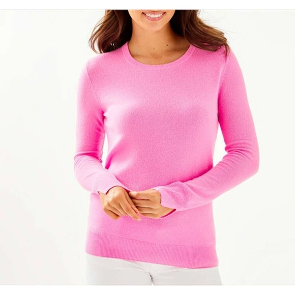 Lilly Pulitzer Sweaters - Lilly Pulitzer Devlin Cashmere Sweater Pink Medium